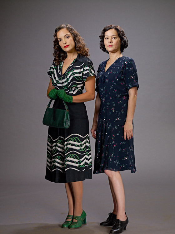 1940s Fashion as seen on the TV Bomb Girls. 1940s Dresses. 