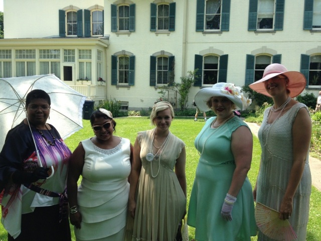 Gatsby Summer party at the Spadina Museum in Toronto Canada. This group would eventually become the Toronto Vintage Society. 