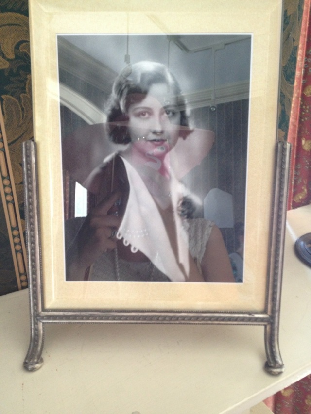 1920s photo of a family member who lived a the Spadina House in Toronto in her 1920s hairstyle. 