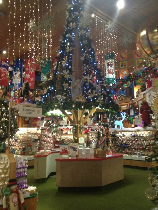 Christmas Tree Decorations at the World's largest Christmas Store-Bronners in Frankenmuth, Michigan. 