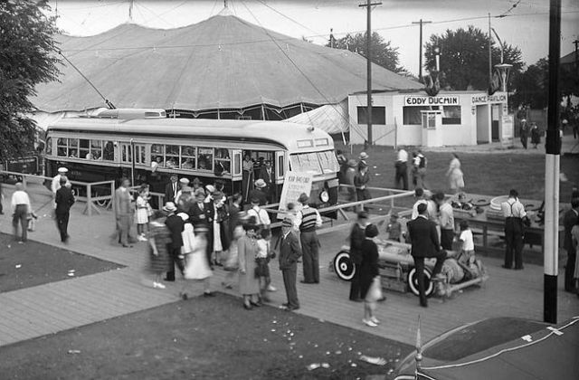 1940s Vintage Photo of the Toronto CNE dance tent