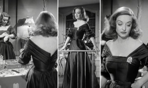 Bettie Davis in "All about Eve" in an Edith Head Dress. 