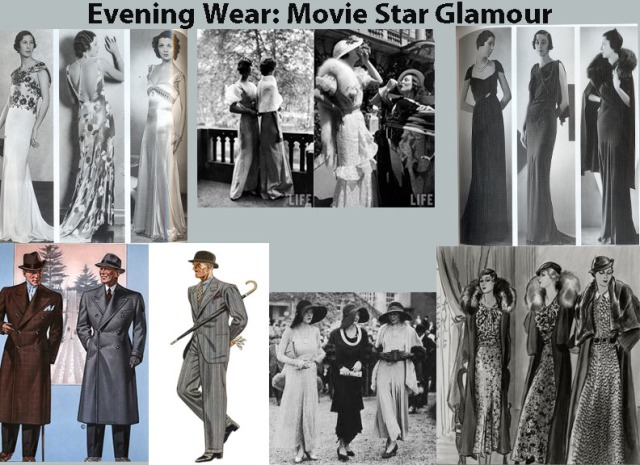 1930s fashion inspiration-1930s movie star glamour