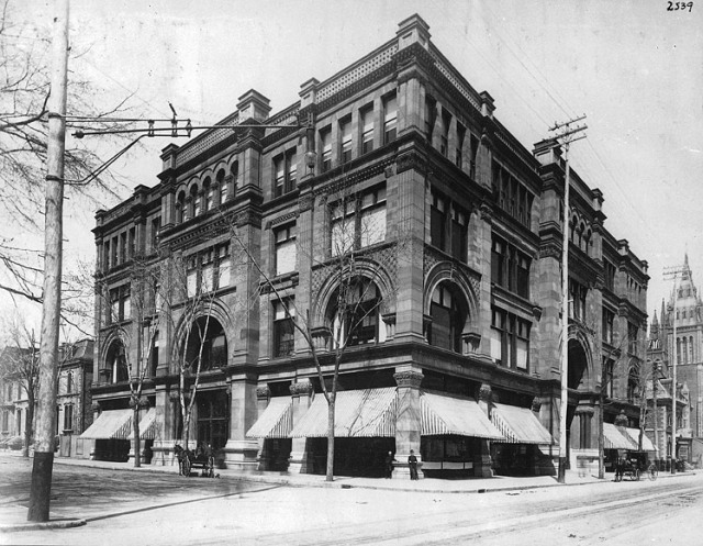 1890s Vintage Photo of Morgan's Department Store in 1890