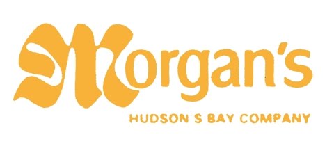 Vintage Department Stores in Canada -1970s Morgan's Department Store new logo after joining with Hudson Bay Company. 