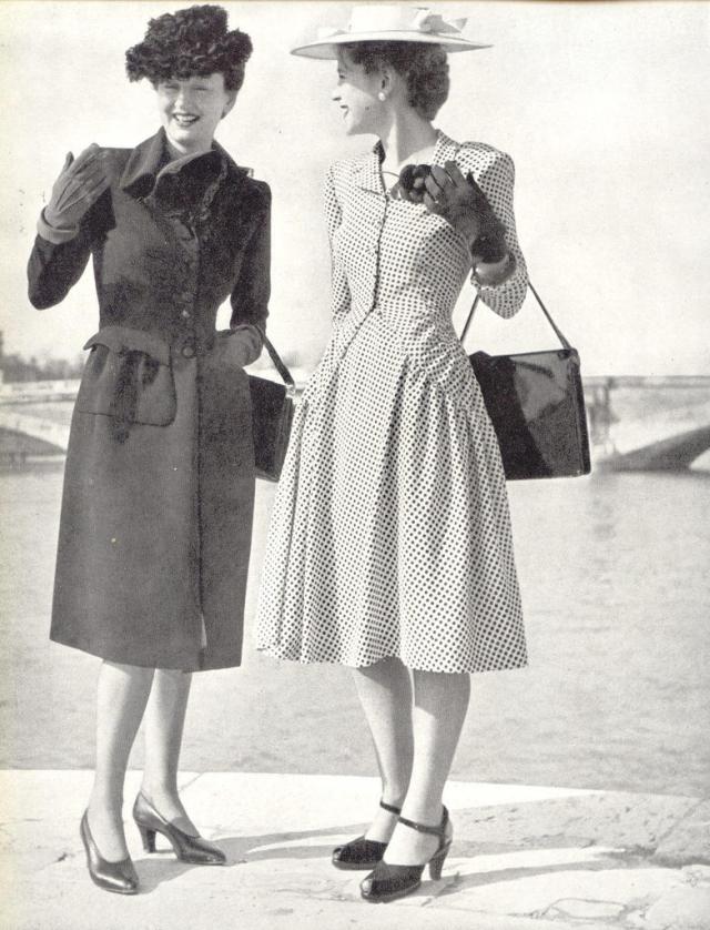 1940s rayon dresses vintage 1940s photo. Stylish 1940s fashions