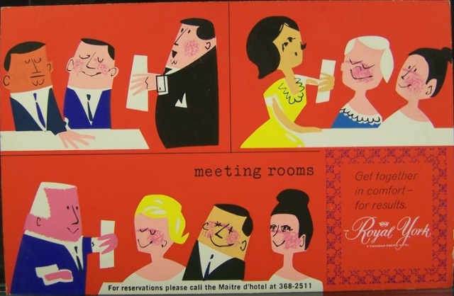 vintage marketing ads for the royal york hotel toronto