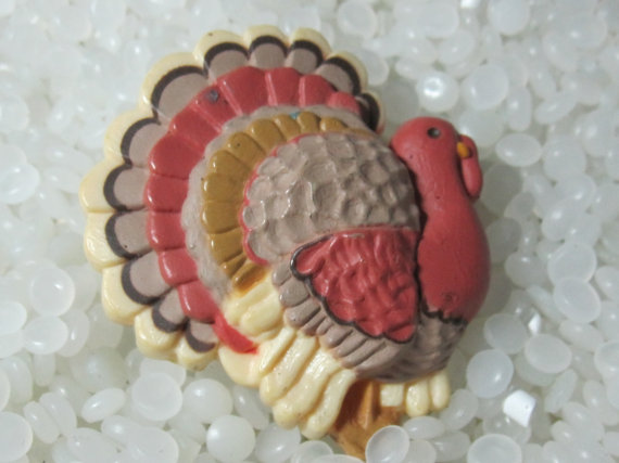 Vintage Turkey Brooch